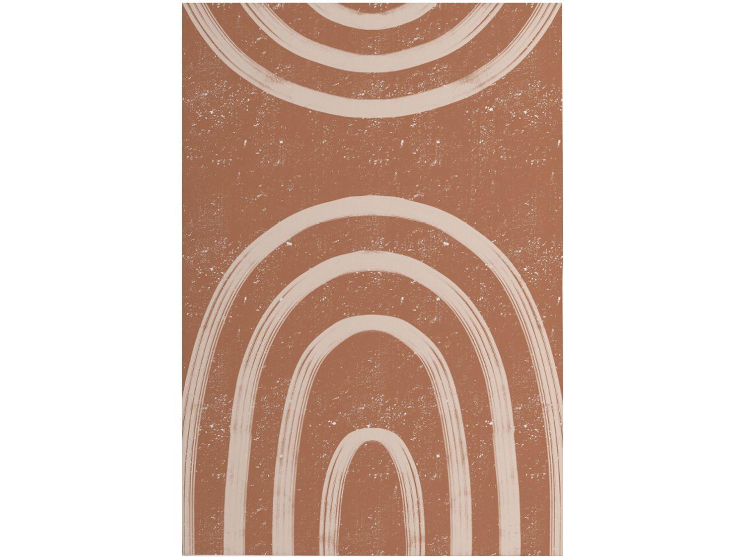 Placa Decorativa MDF Terracota Arco-Íris 20x29cm