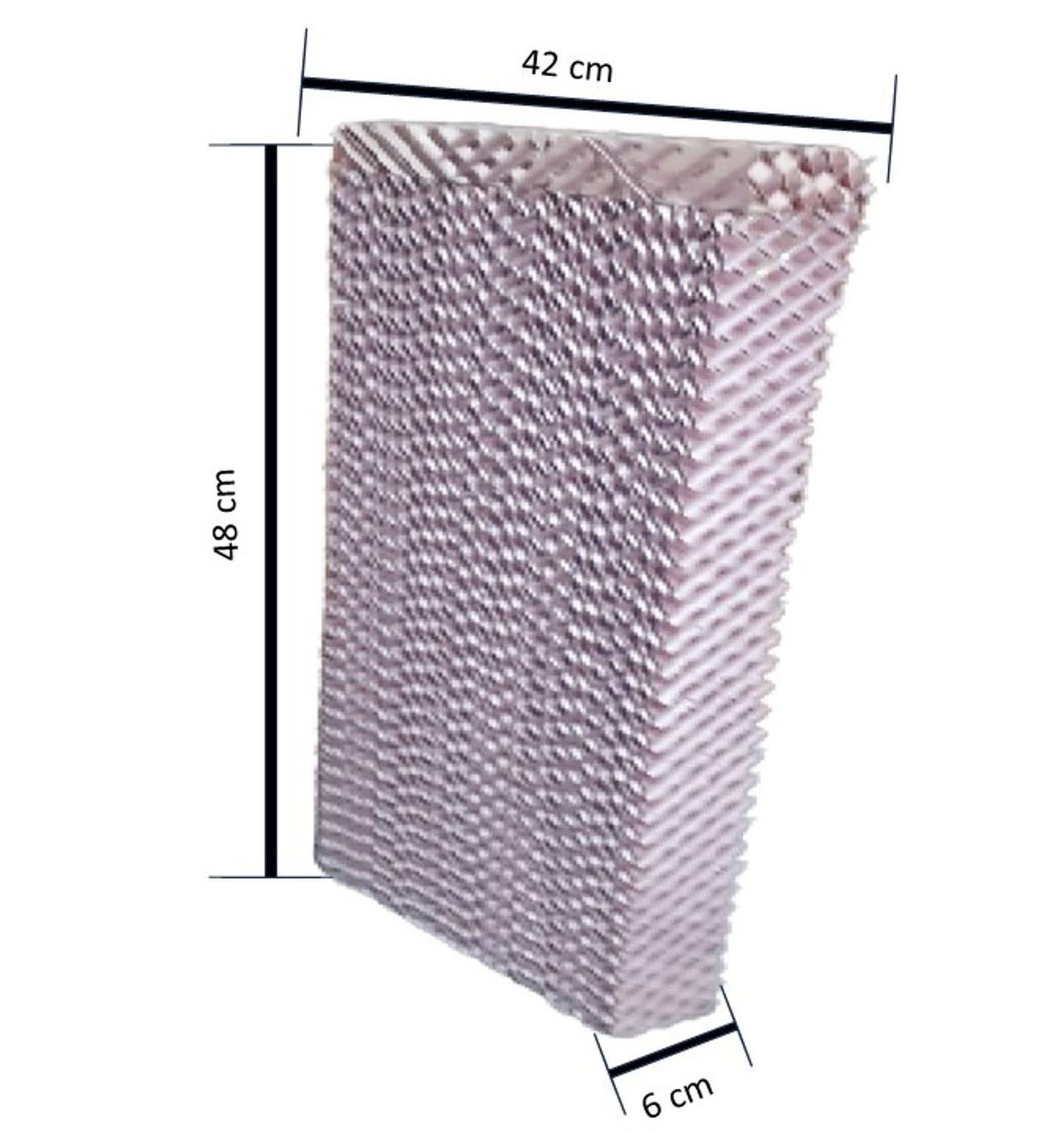 Imagem de Placa Evaporativa Colmeia Climatizador Ventisol 48x42x6 Cm