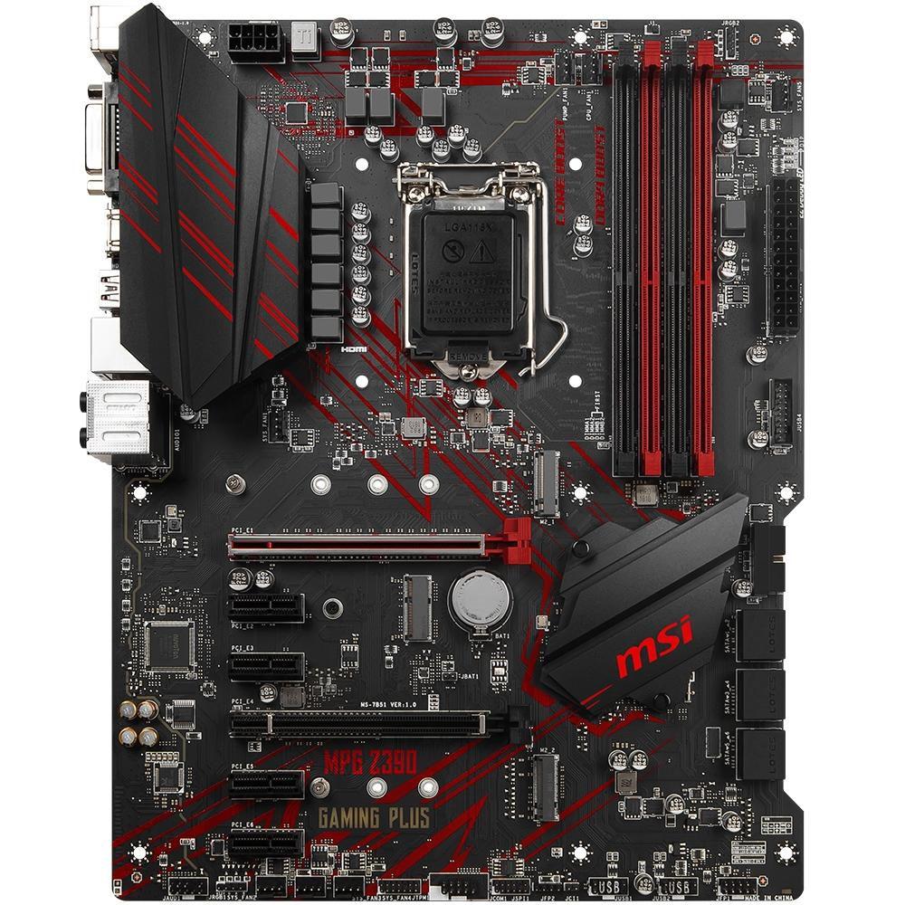 Msi Mpg Z390 Gaming Plus Intel Z390 So 1151 Placa mãe msi z390 mpg gaming plus chipset z390 intel lga 1151 atx ddr4