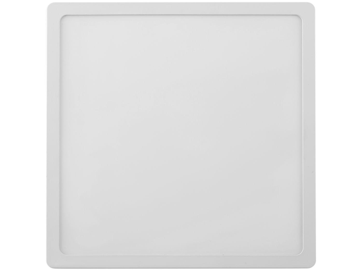 Plafon LED de Sobrepor Quadrado 24W Elgin Downlight Branco