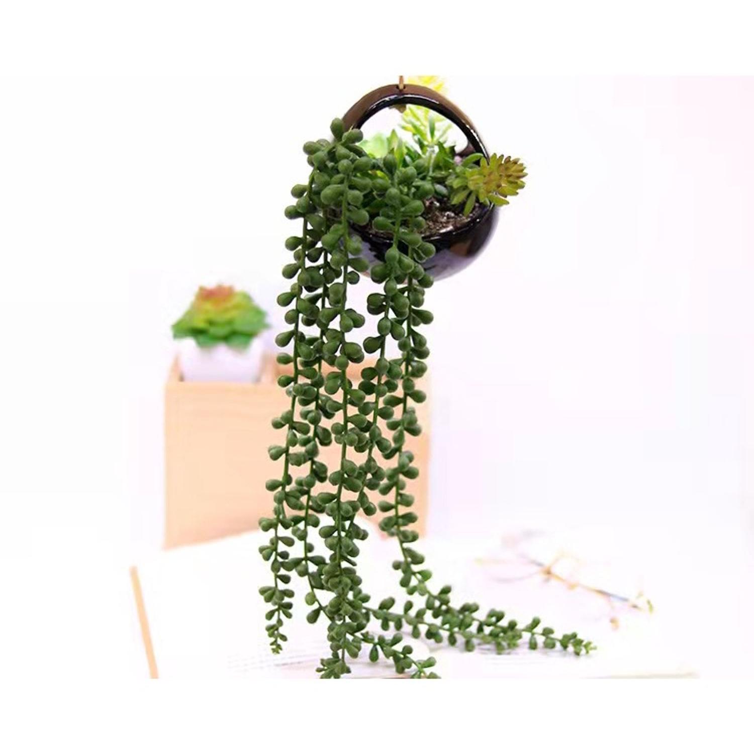 Planta artificial pendente suculenta dedo de moça 40 cm para compor vasos  casamento/ noivado FL-254 | Magalu Empresas | B2B e compras com CNPJ