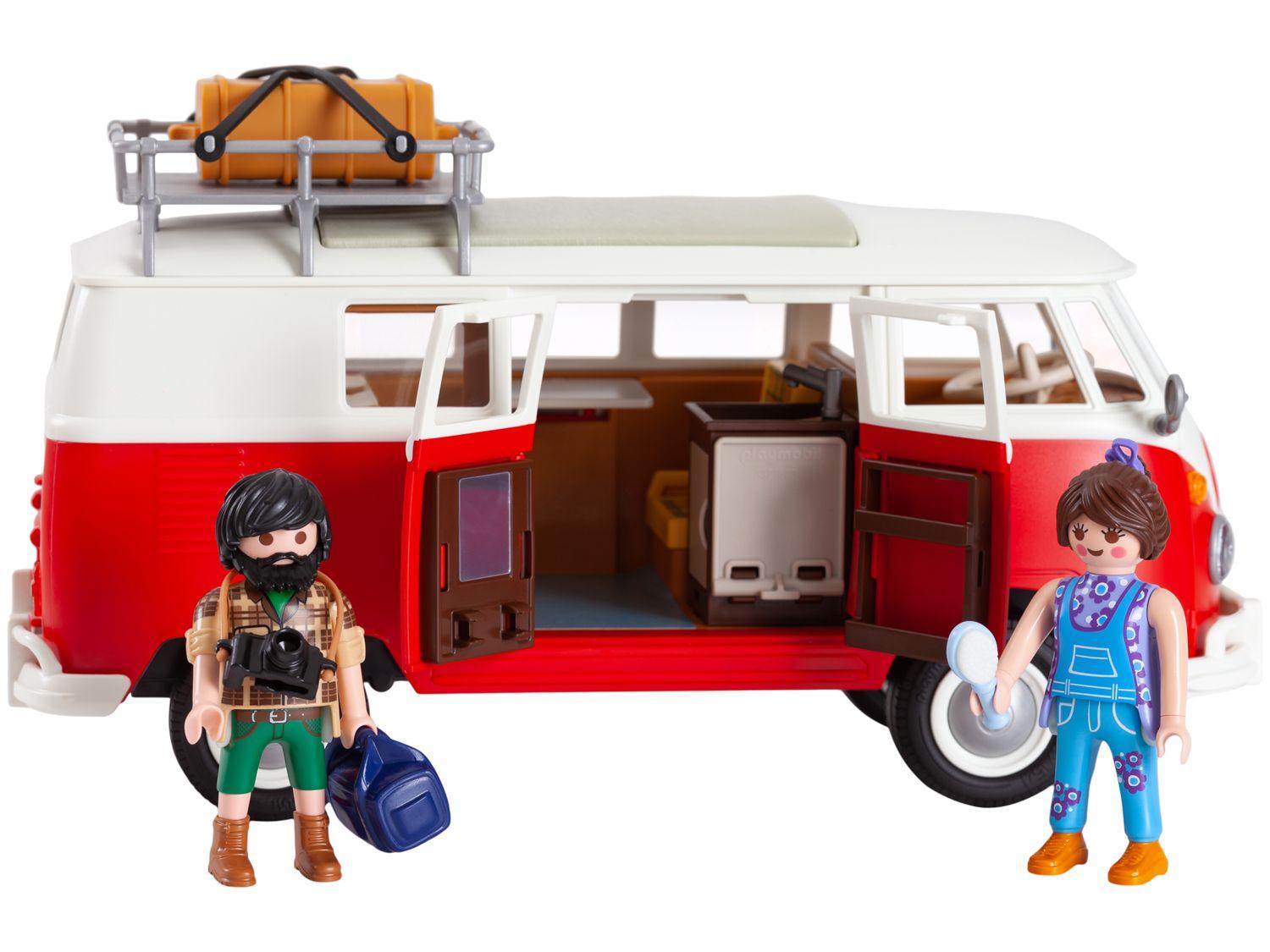 Playmobil Volkswagem T1 Camping Bus 74 Peças