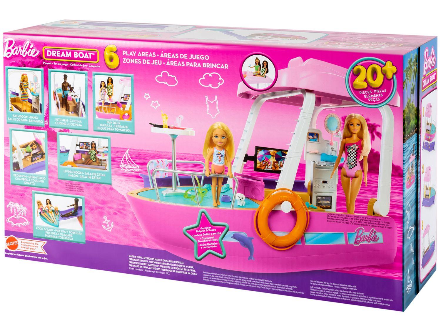 Playset Barbie Barco dos Sonhos Mattel