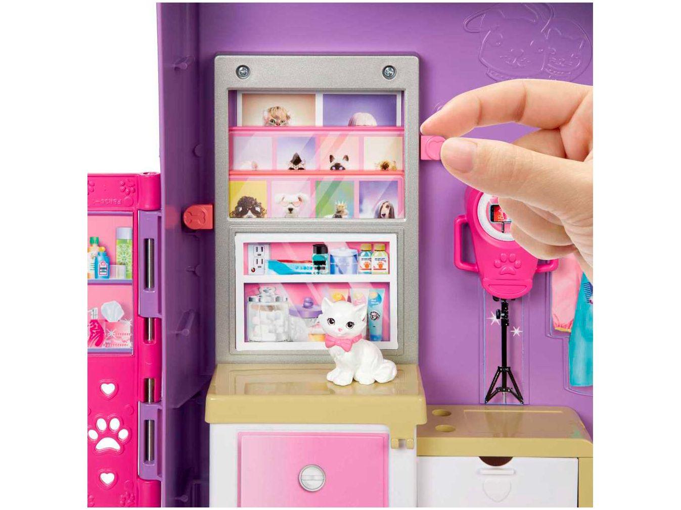 Playset Barbie Conjunto Babá de Animais de 