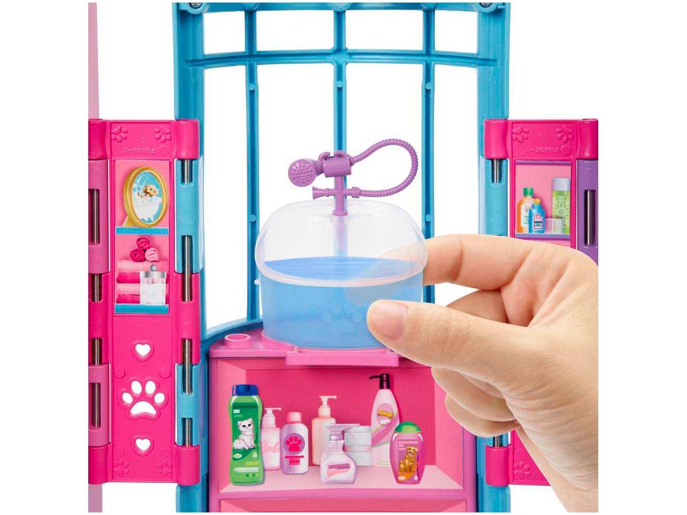 Playset Barbie Conjunto Babá de Animais de 