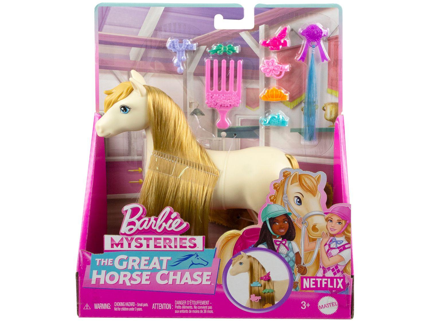 Playset Barbie Detetive A Grande Corrida de Cavalo