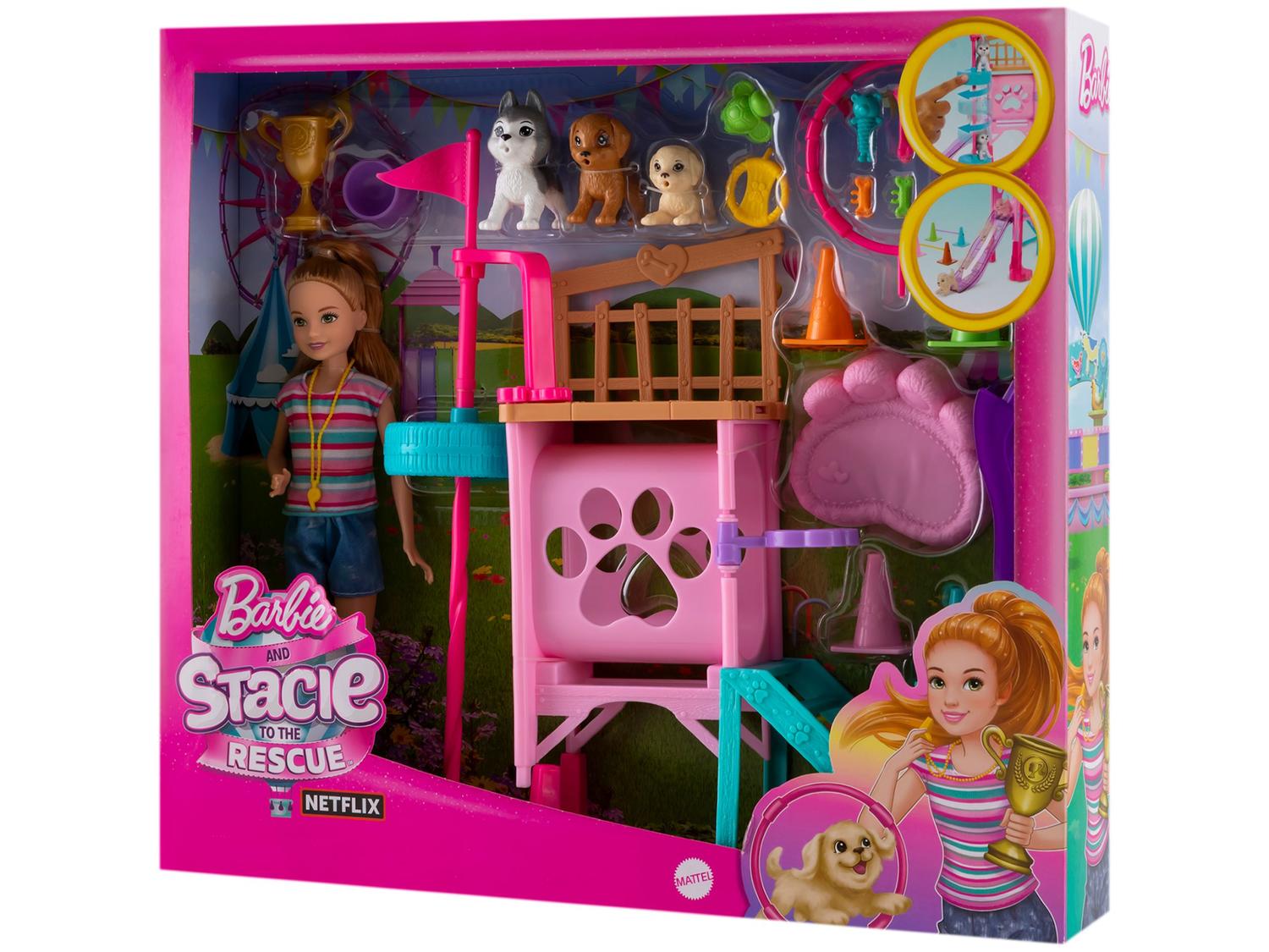 Playset Barbie Treinadora de Cachorrinhos Mattel