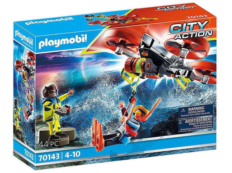 Playset City Action Drone Resgate de Mergulhador