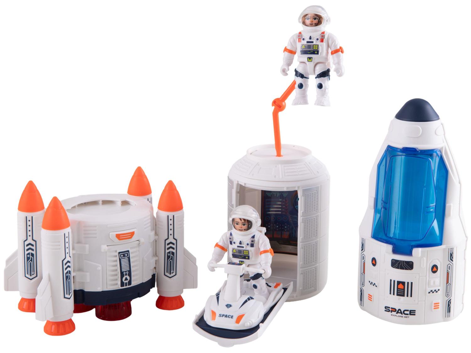 Playset Conjunto Espacial Lulie Espacial 7 peças