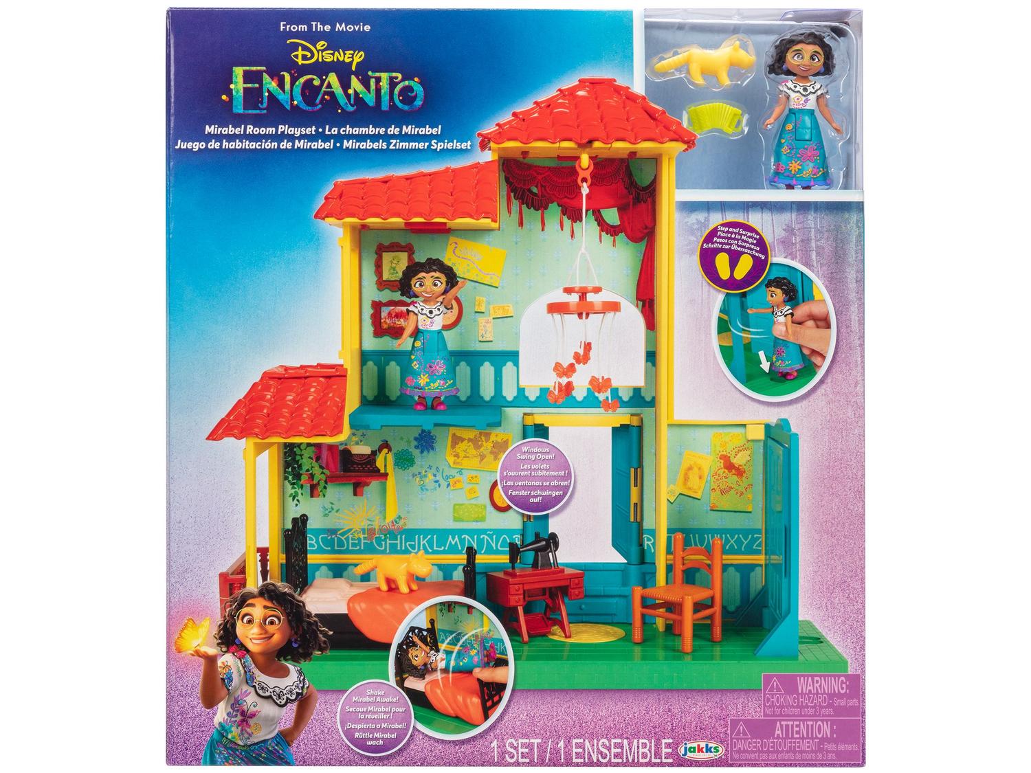 Playset Encanto Mirabel e seu Quarto Candide