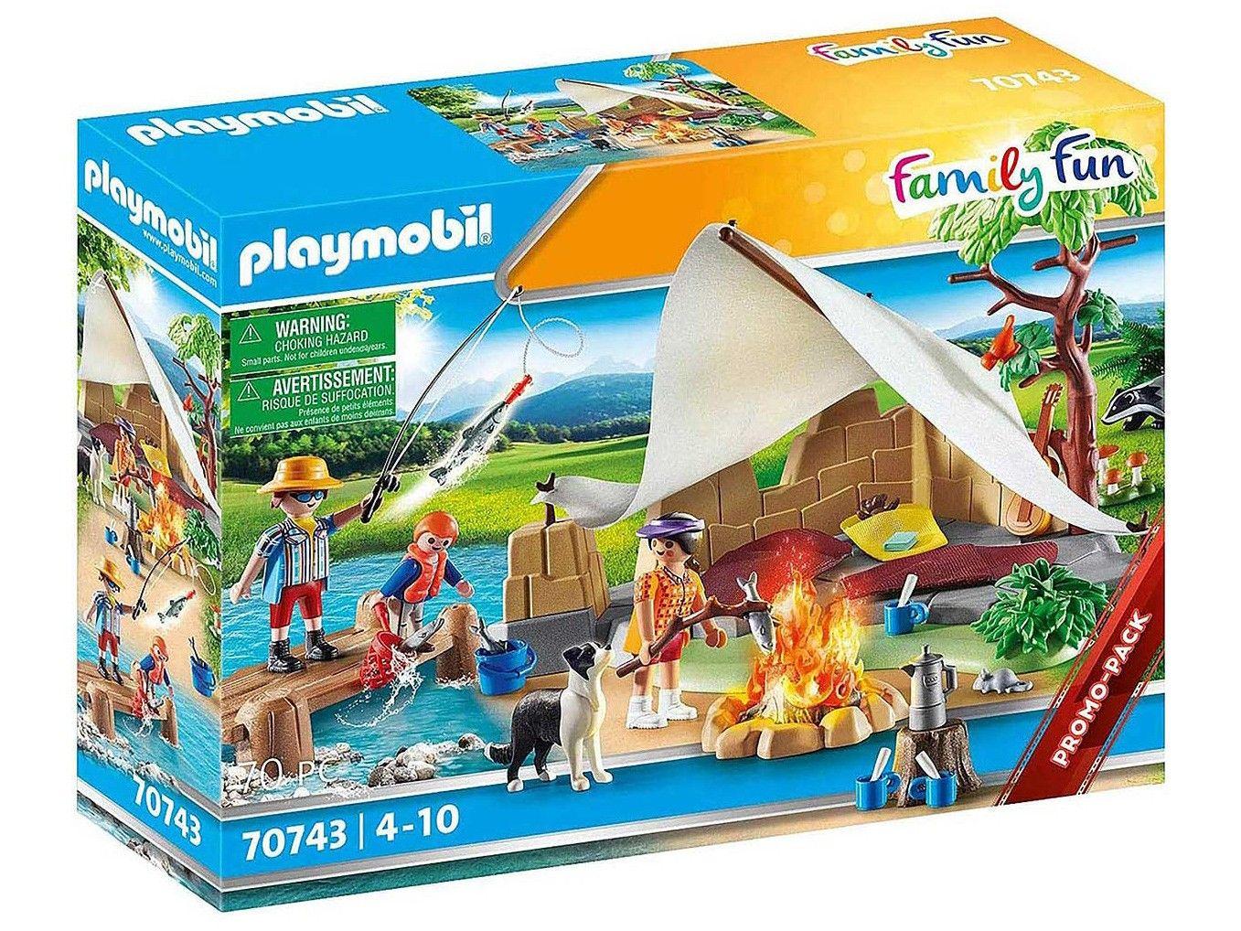 Playset Family Fun Viagem de Acampamento em