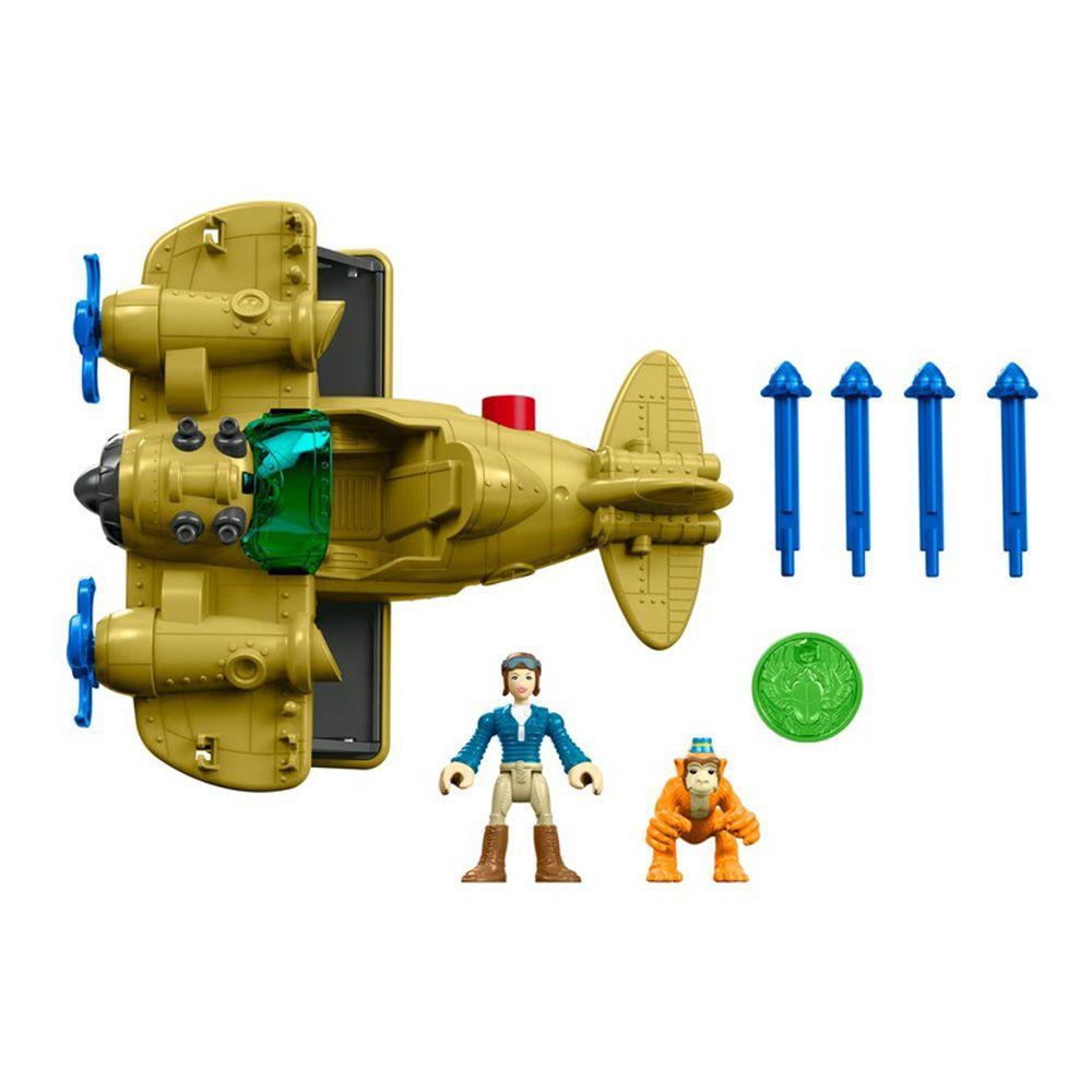 imaginext biplane bomber