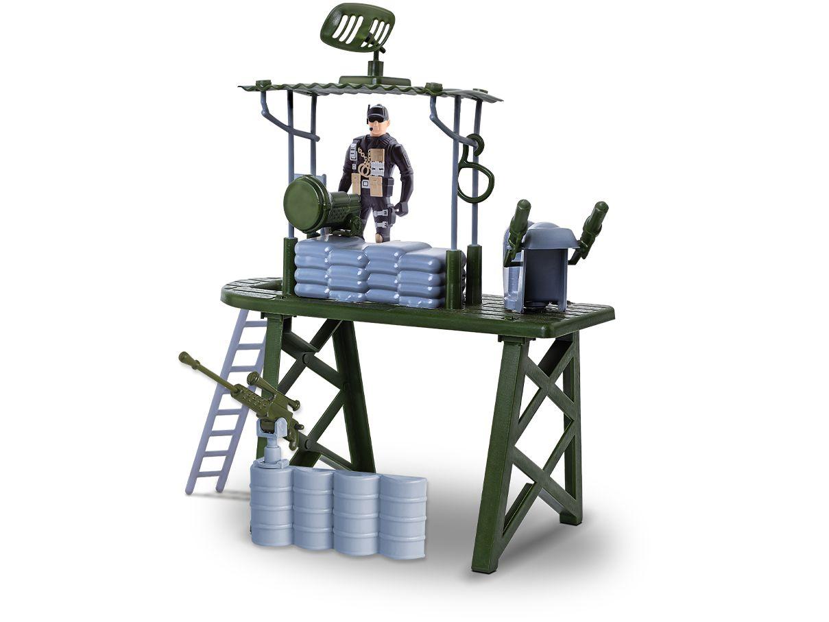 Playset Militar Dino Park Samba Toys 4 Peças