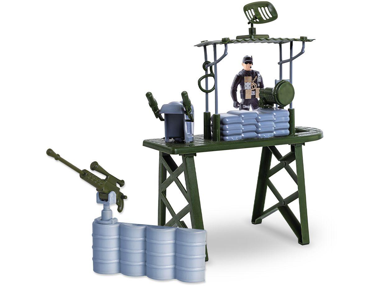 Playset Militar Force Warfare Samba Toys 4 Peças