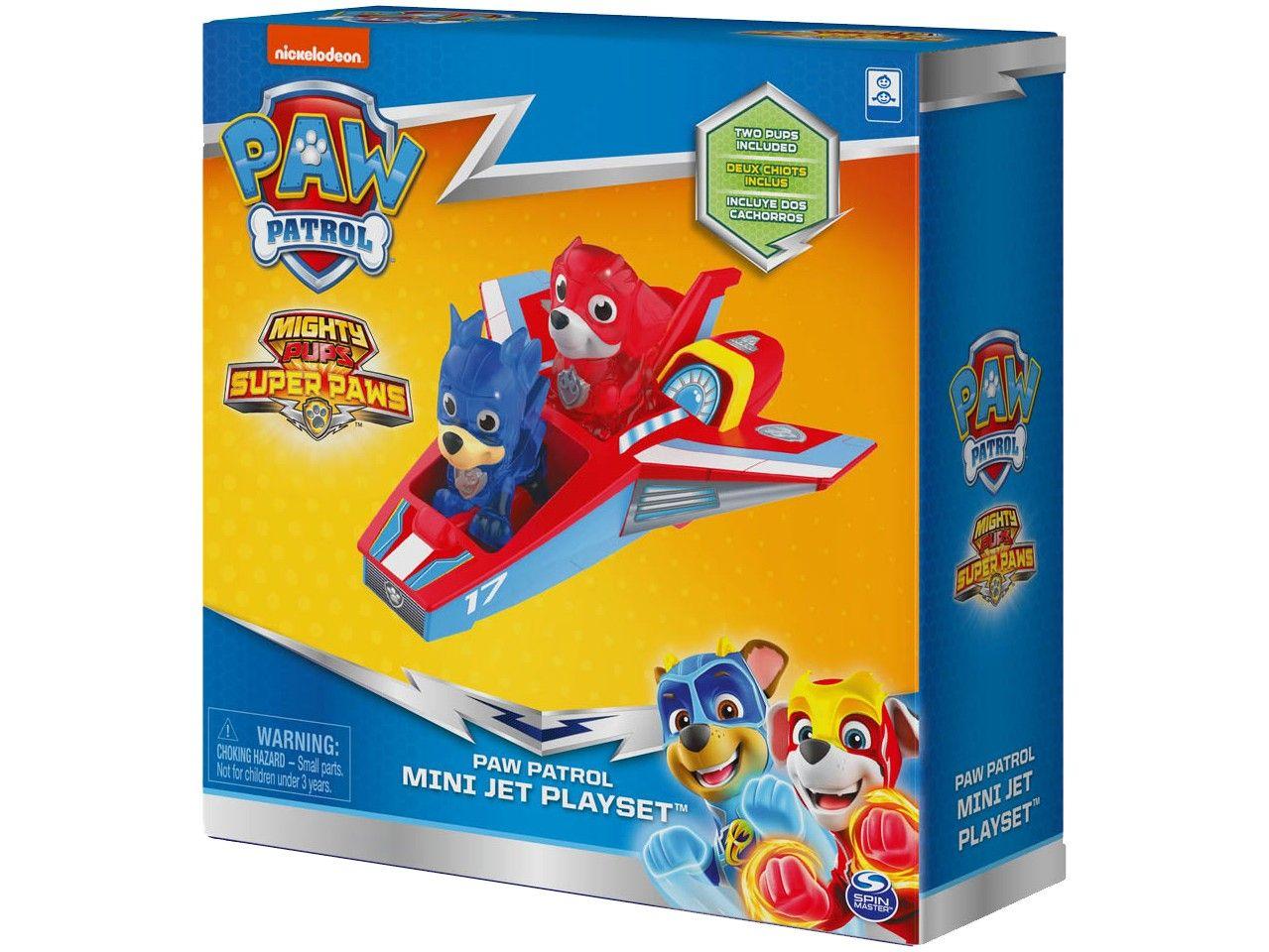 Playset Patrulha Canina Mini Jato Sunny Brinquedos