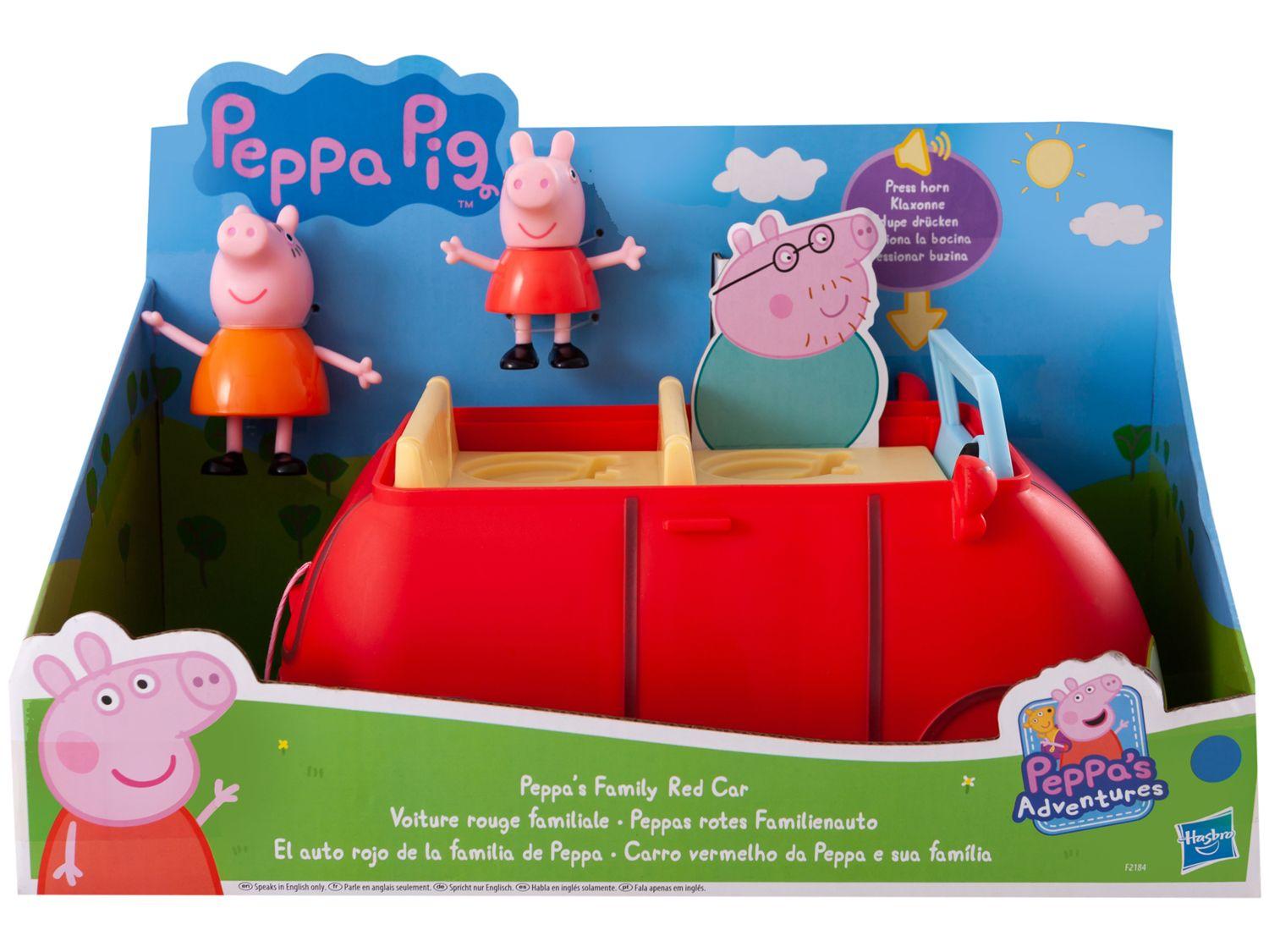 Playset Peppa Pig Carro Vermelho da Peppa