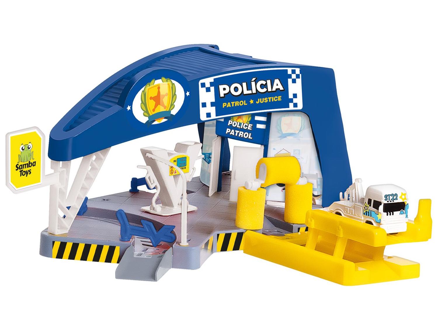 Playset Polícia Estação de Polícia Samba Toys 