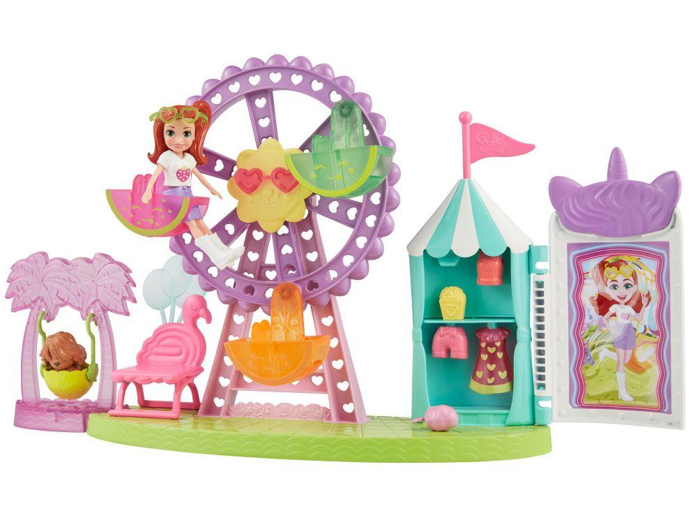 Playset Polly Pocket Carnaval de Petiscos Tropicai