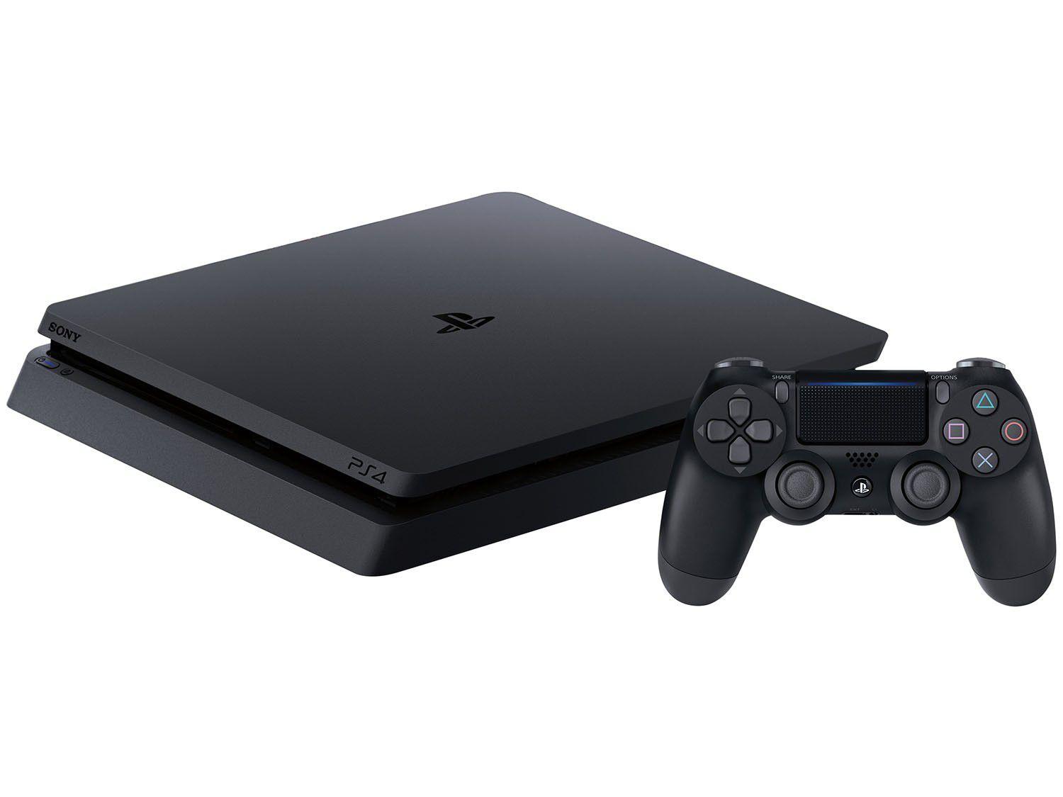 Playstation 4 1TB 1 Controle Sony com 3 Jogos 3 Meses PS Plus