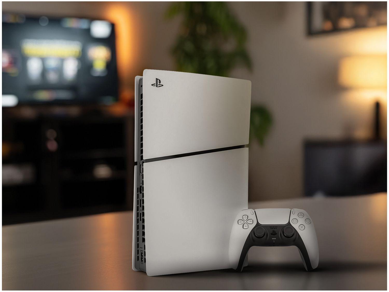 PlayStation 5 Slim 2024 1TB 1 Controle Branco Sony