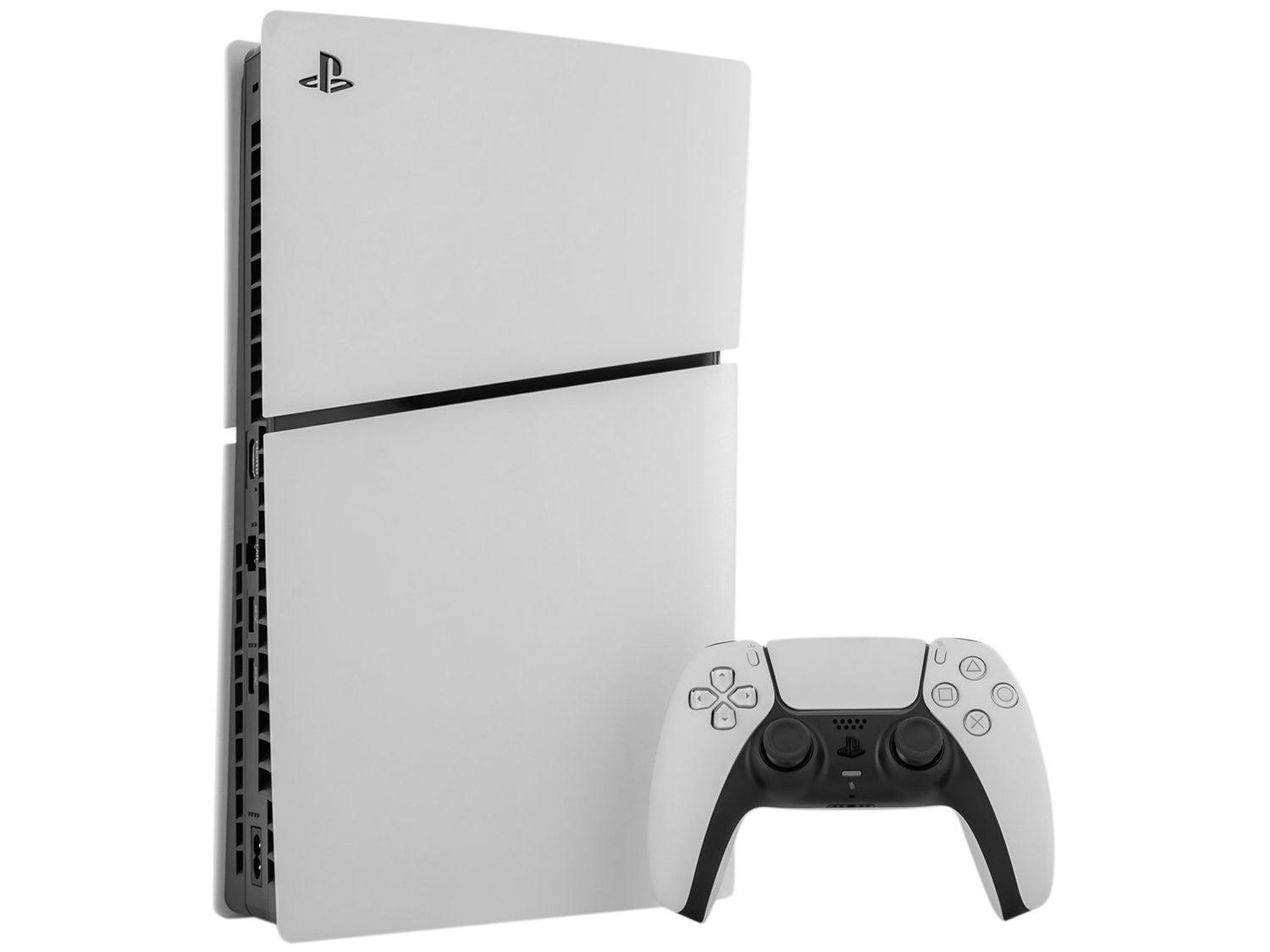 PlayStation 5 Slim 2024 1TB 1 Controle Branco Sony