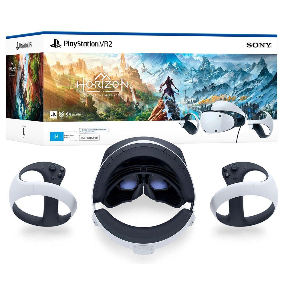 PlayStation VR2 + Horizon Call of the Mountain Branco Para