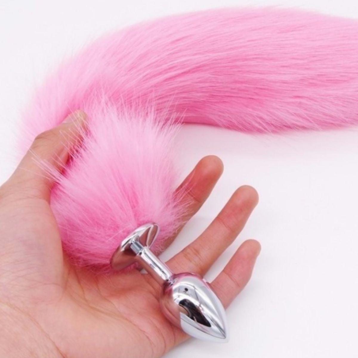 Plug Anal Cauda Raposa Aço Inoxidável P M e G Brinquedo Sexual Sexshop - MIMA S2 - Plug Sexual - Magazine Luiza