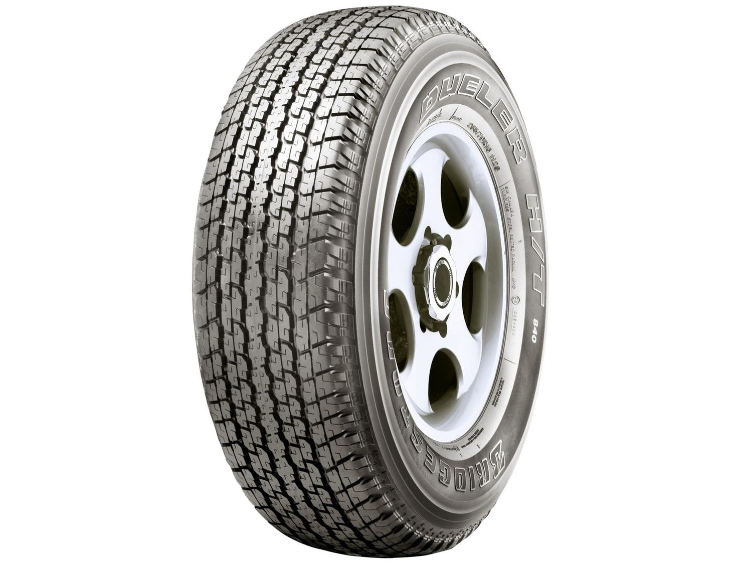 Pneu Aro 16” Bridgestone 255/70R16 Dueler H/T 840 Caminhonete e SUV Light Truck/Van