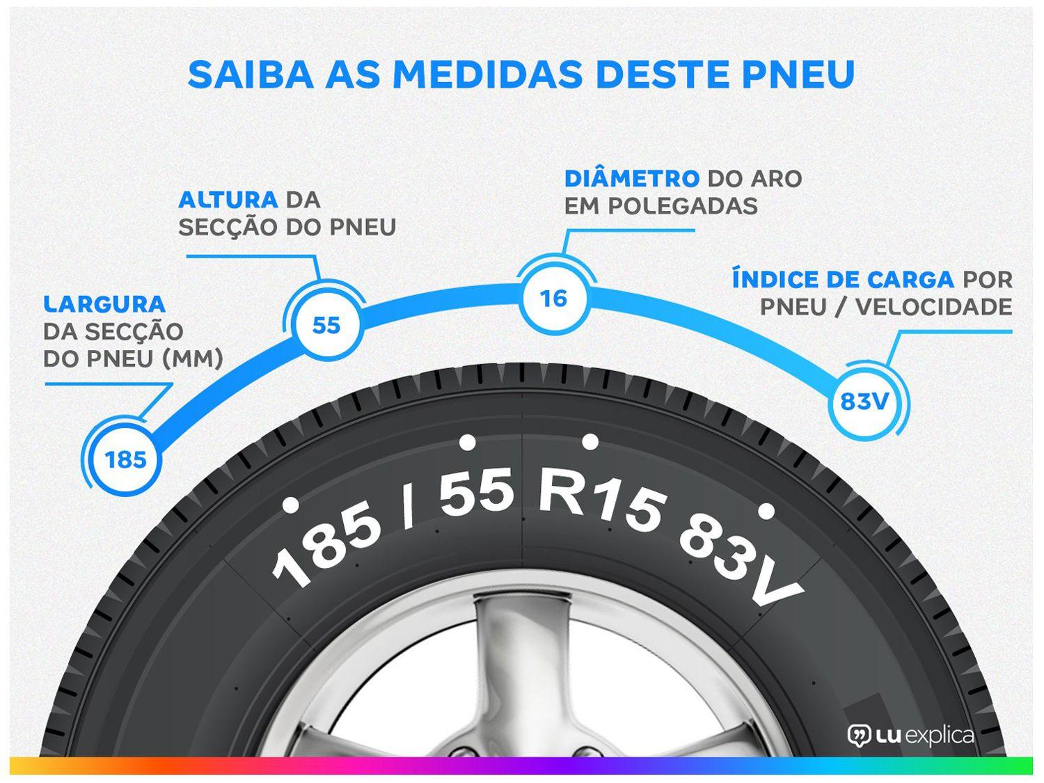 Pneu Aro 16” Continental 185/55R16 83V