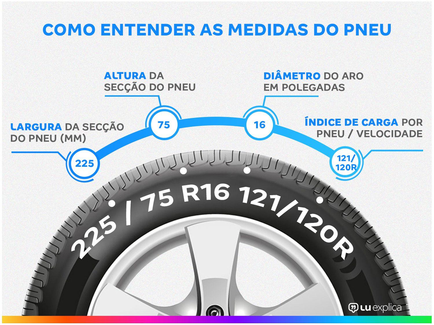 Pneu Aro 16” Xbri 225/75R16C 10PR 121/120R