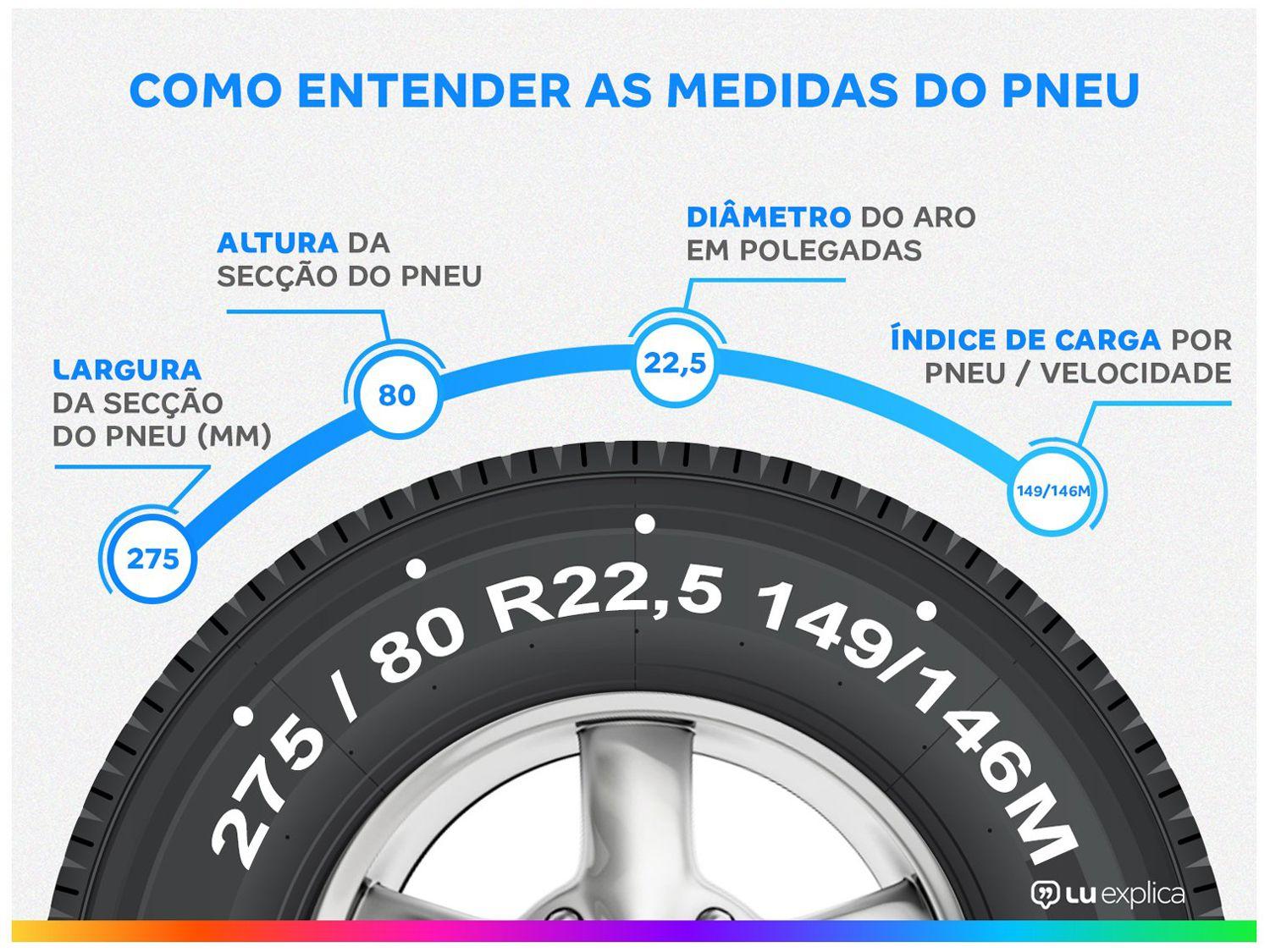 Pneu Aro 22,5” Durable 275/80R22.5 16PR 149/146M