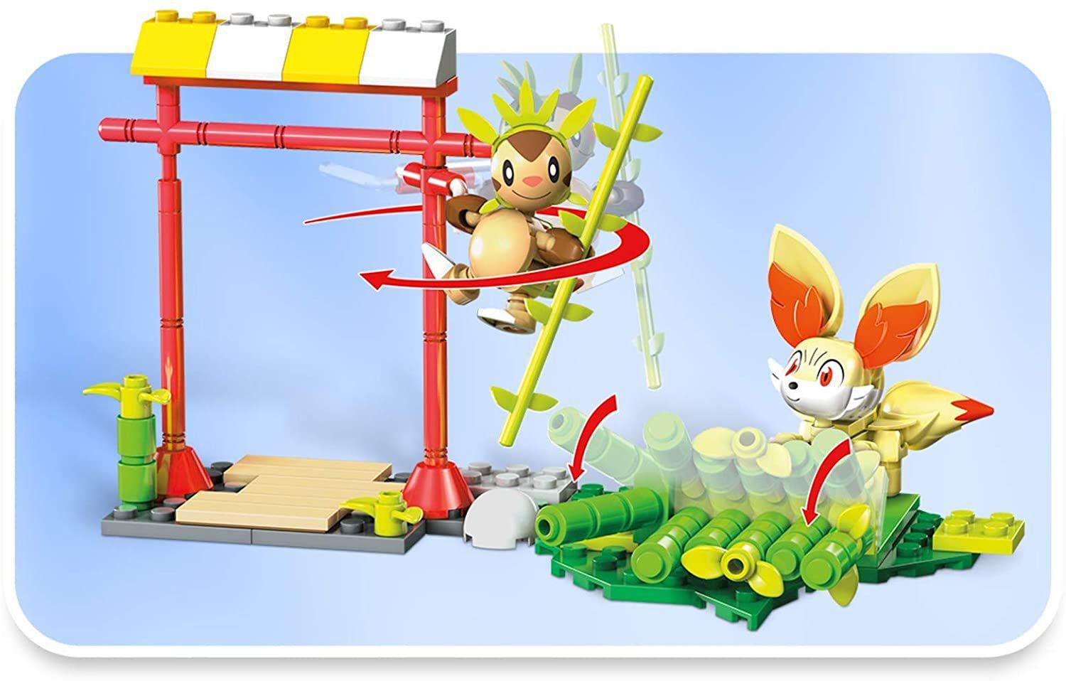 Pokemon De Montar Mega Construx Chespin Vs Fennekin Mattel Blocos De Montar Magazine Luiza