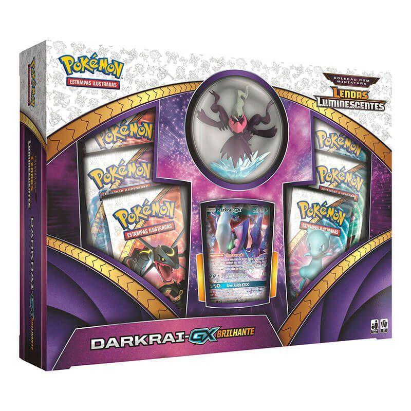 Pokemon Tcg Box Colecao Com Miniatura Sm3 5 Lendas Luminescentes Darkrai Gx Brilhante Pokemon Company Outros Jogos Magazine Luiza