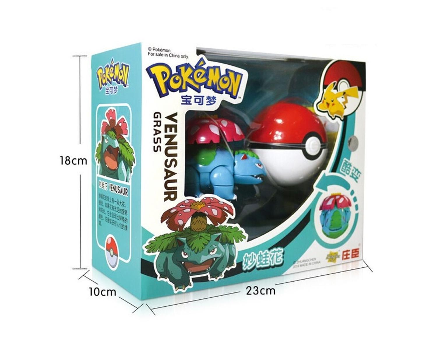 Brinquedo Pokemon Blastoise Articulado Dentro De Pokebola