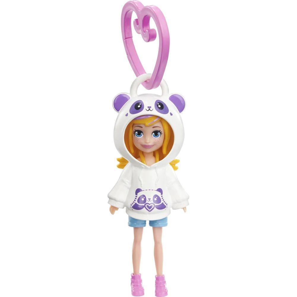 Polly Pocket Amigas na Moda - Moletom Branco Panda - Mattel - Casa Joka