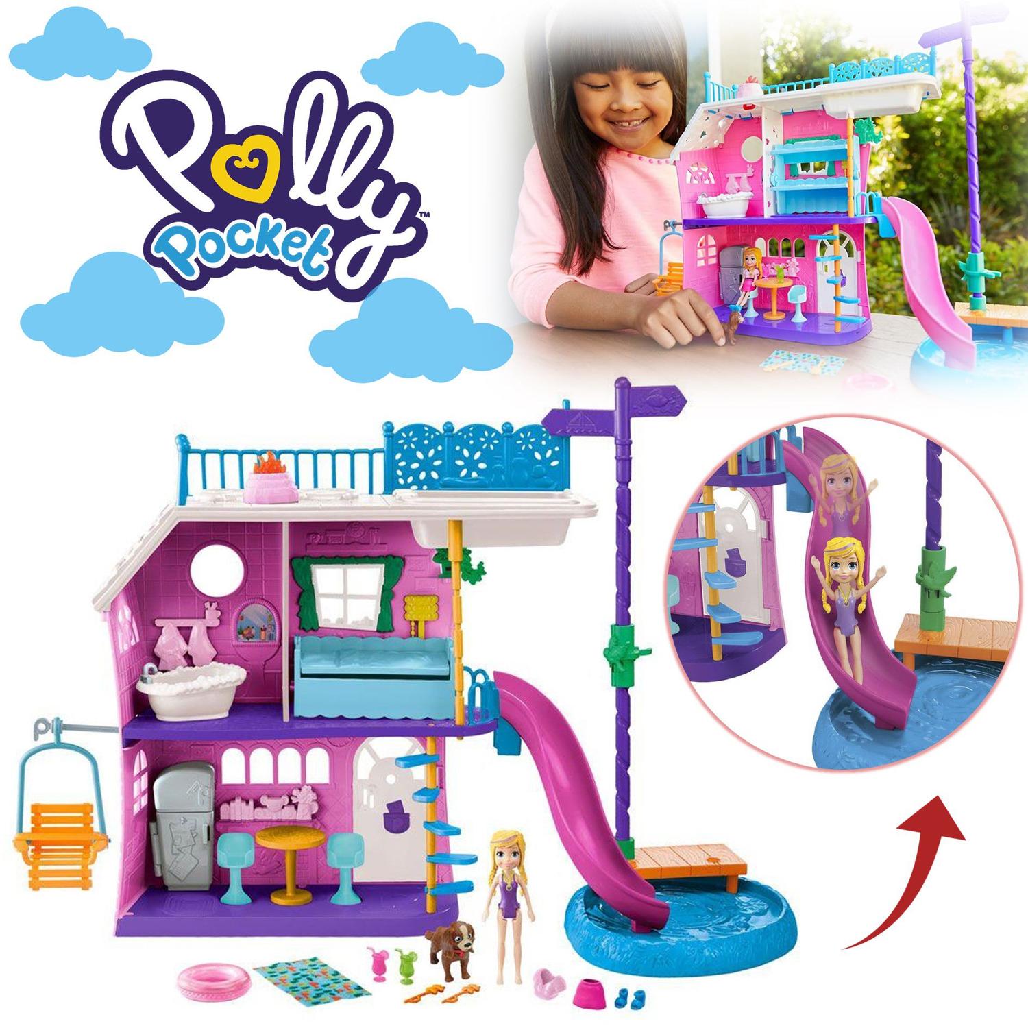 Del Lago Polly Pocket Casa De Playa Polly Pocket Casa Del Lago En