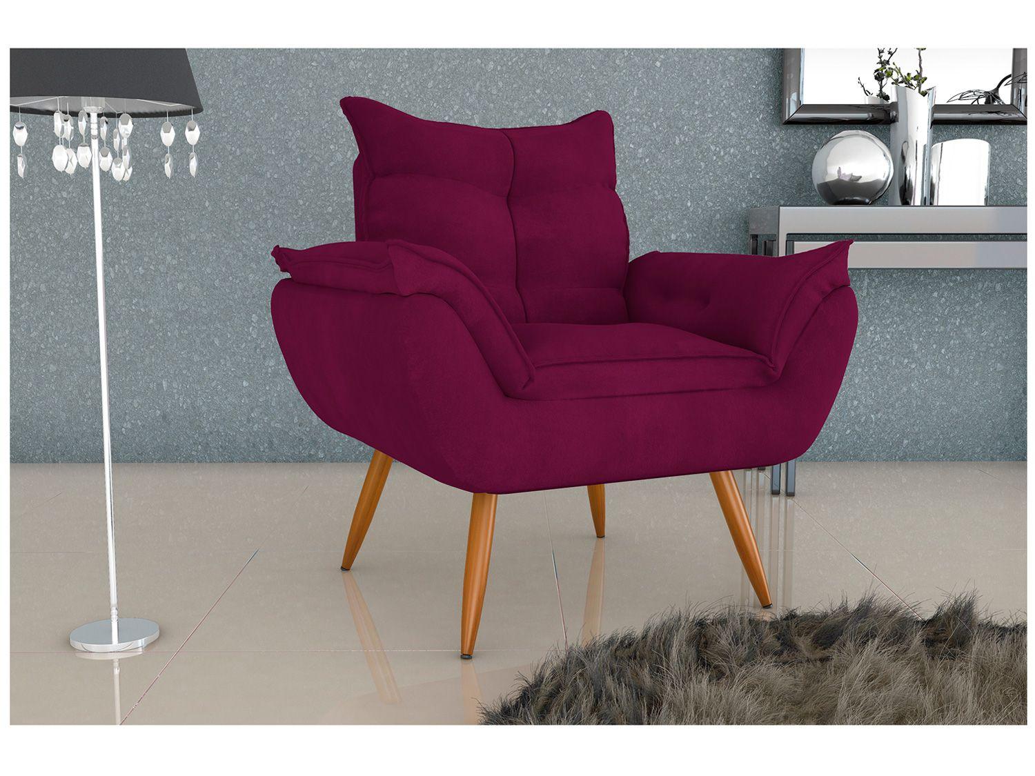 Poltrona Decorativa Moderno Matrix Tóquio