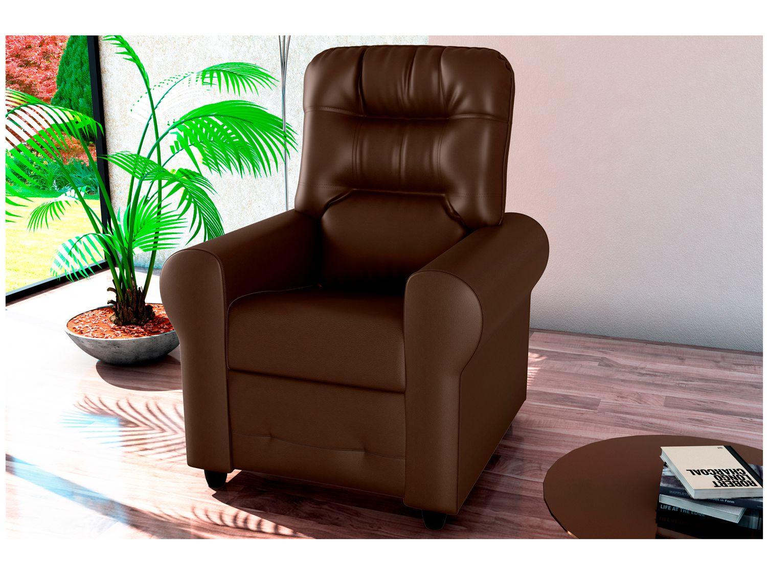 Poltrona Reclinável Moderna 2 Posições Matrix Caravelli