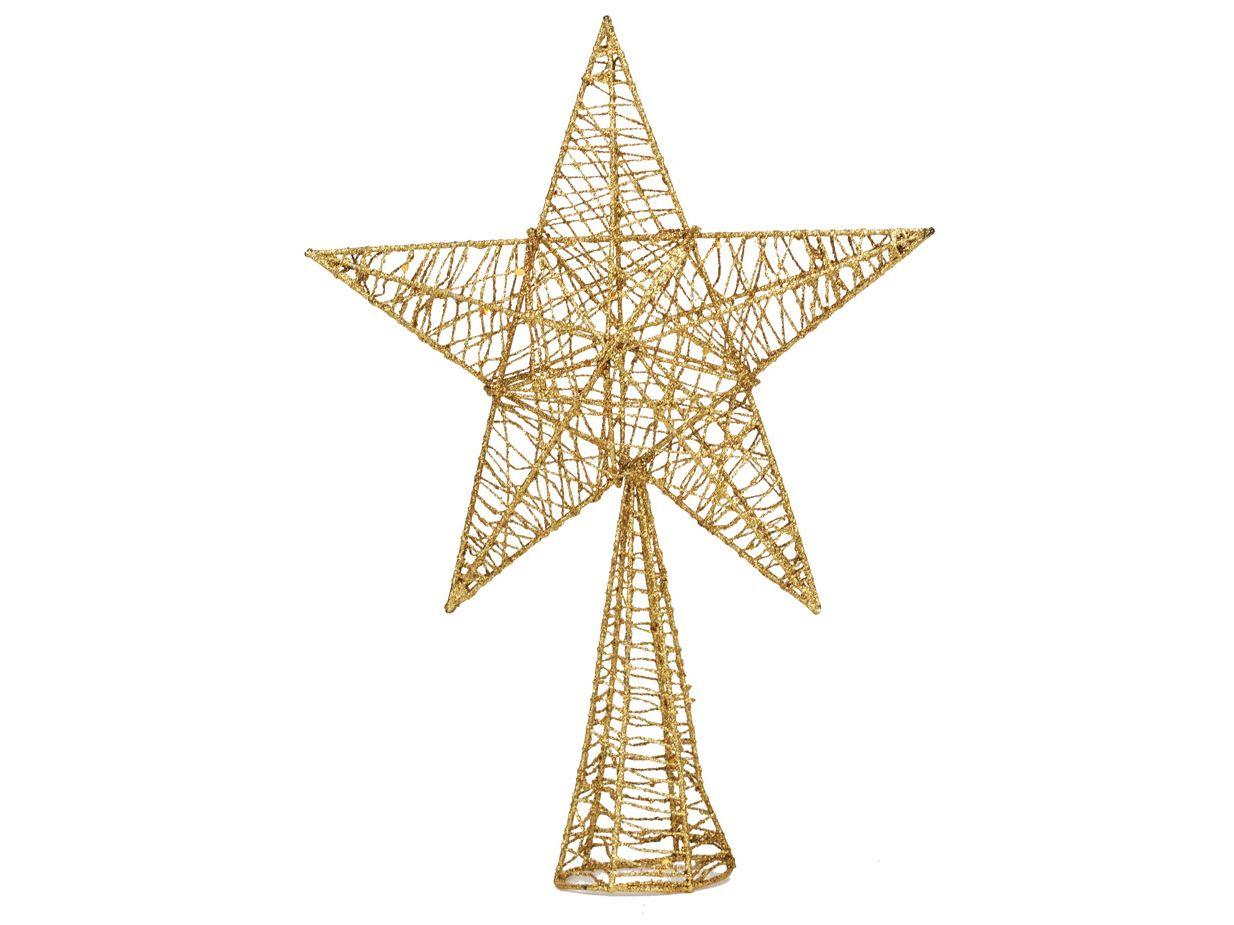 Ponteira de Árvore de Natal Estrela 25cm