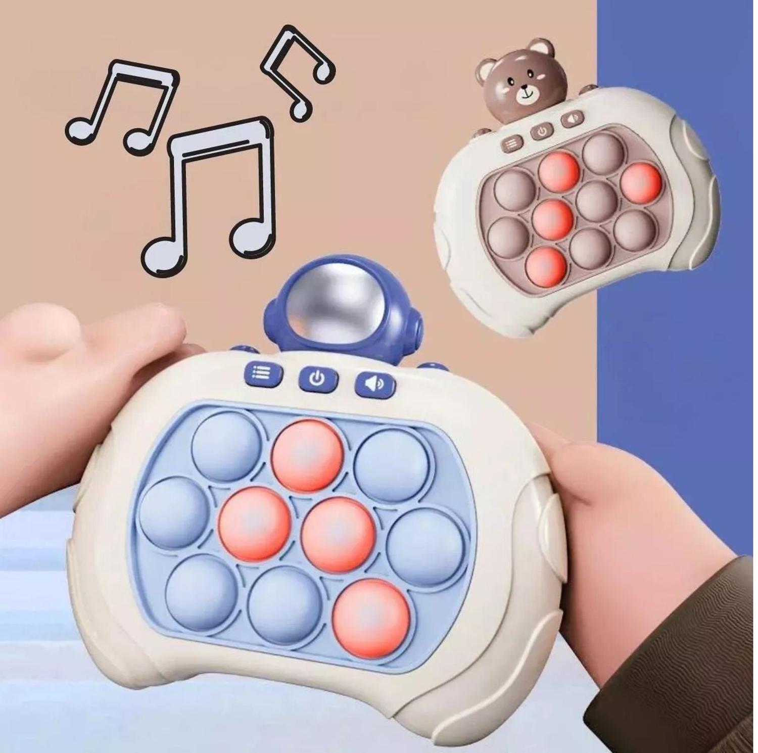 Puzzle Game Jogo Infantil Pop-it Eletrônico Exercício de Memória Anti  Estresse com 4 Modos de jogar (Pop-it Sapo Rosa)