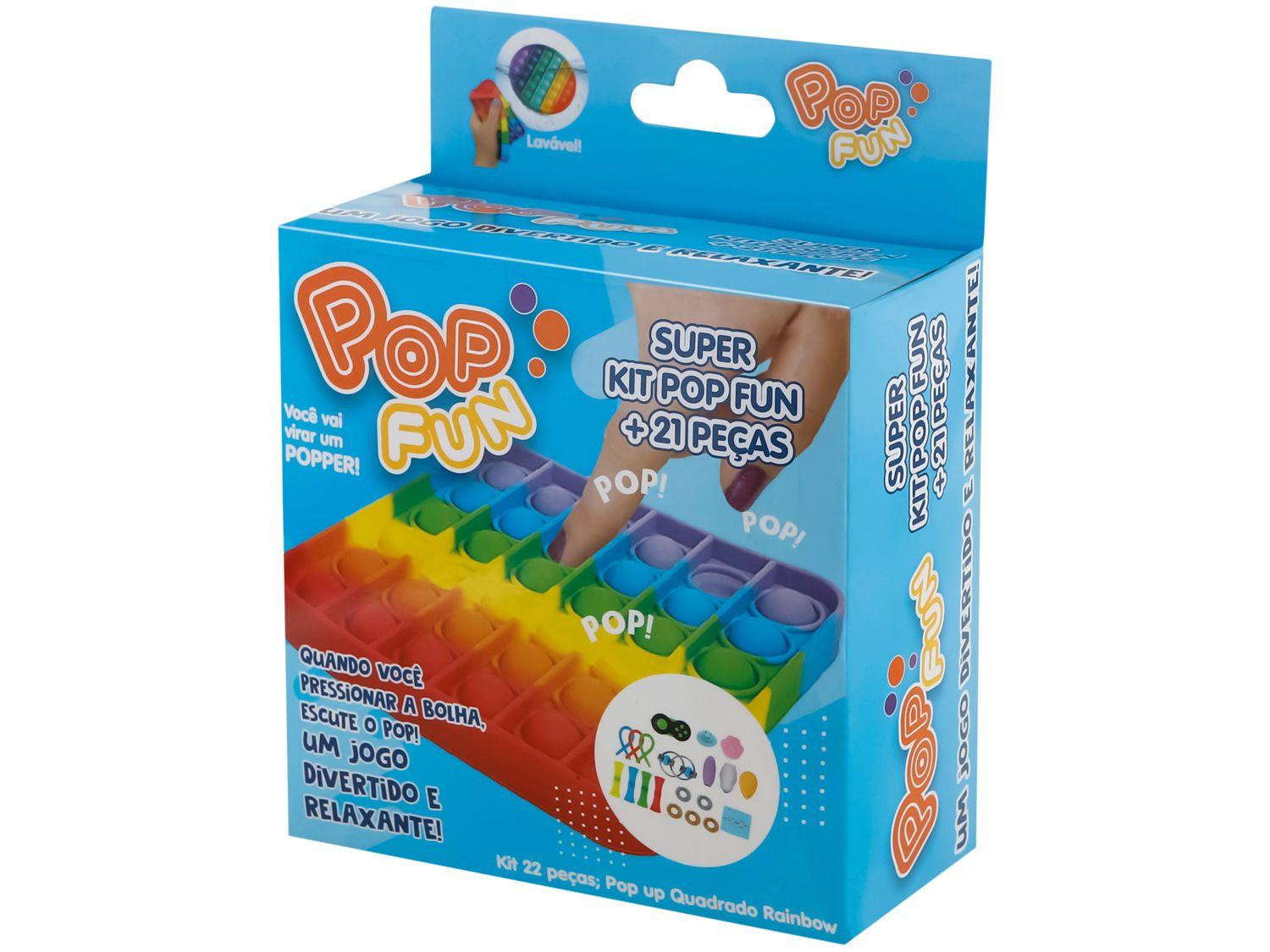 Pop It Fidget Toys Shiny Toys 22 Peças