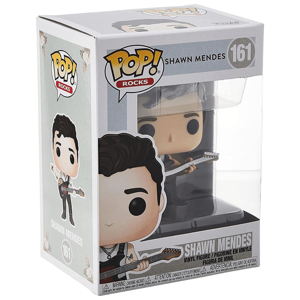 Pop Rocks Shawn Mendes Com Guitarra 161 Funko 44719 - Funko Pop Rocks Shawn Mendes Com Guitarra 161 Funko 44719 - Funko