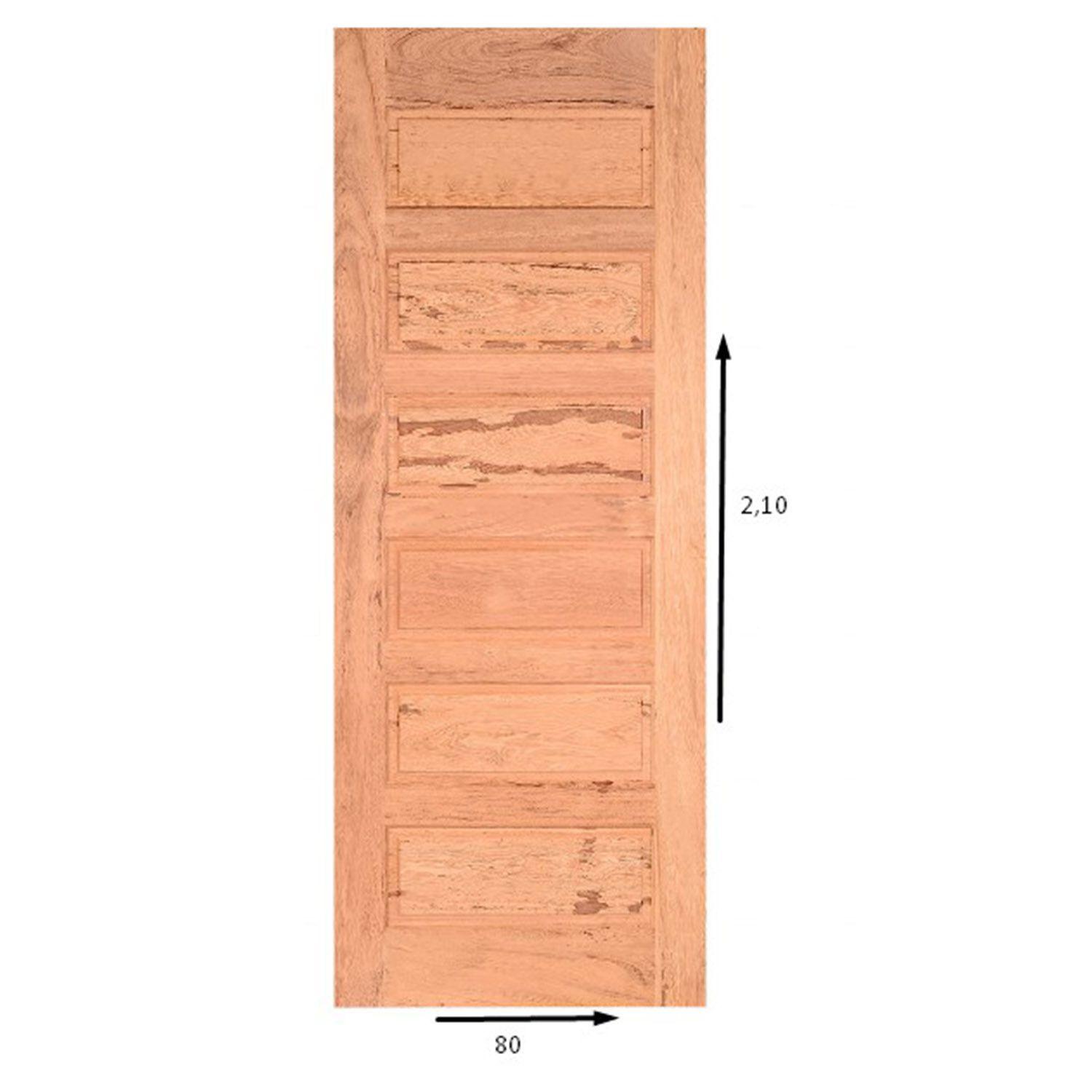 Porta de madeira 210cm x 80cm eucalipto esel - Porta - Magazine Luiza