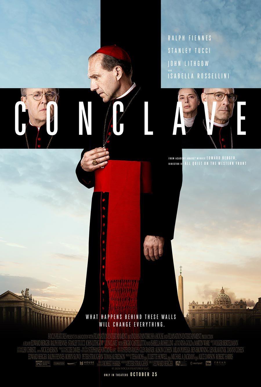 Poster Cartaz Conclave - Posterflix, 40x60cm