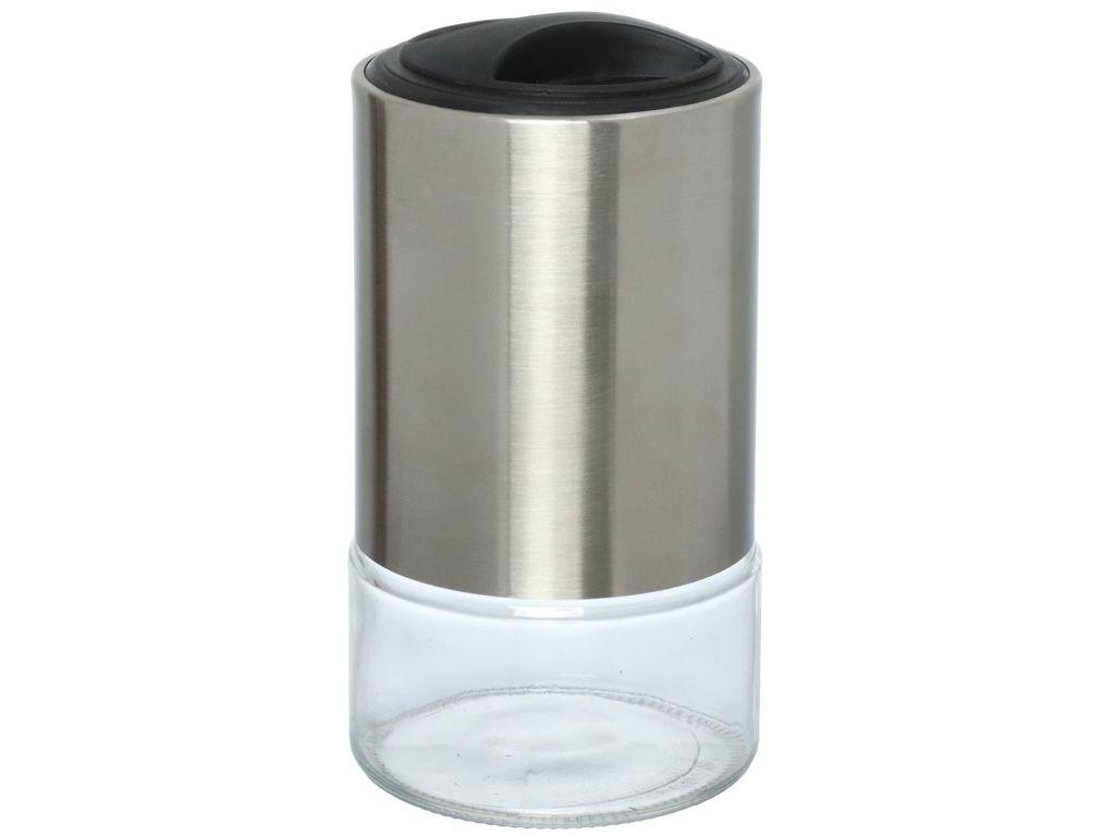 1L - Transparente, Prata e Preto