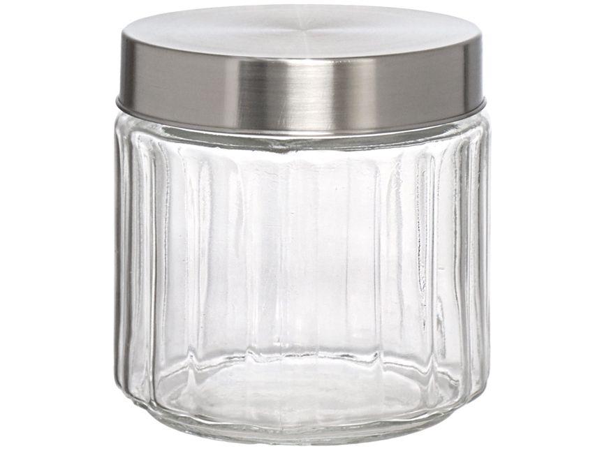 Pote de Vidro Hauskraft com Tampa Redondo 800ml Cabane