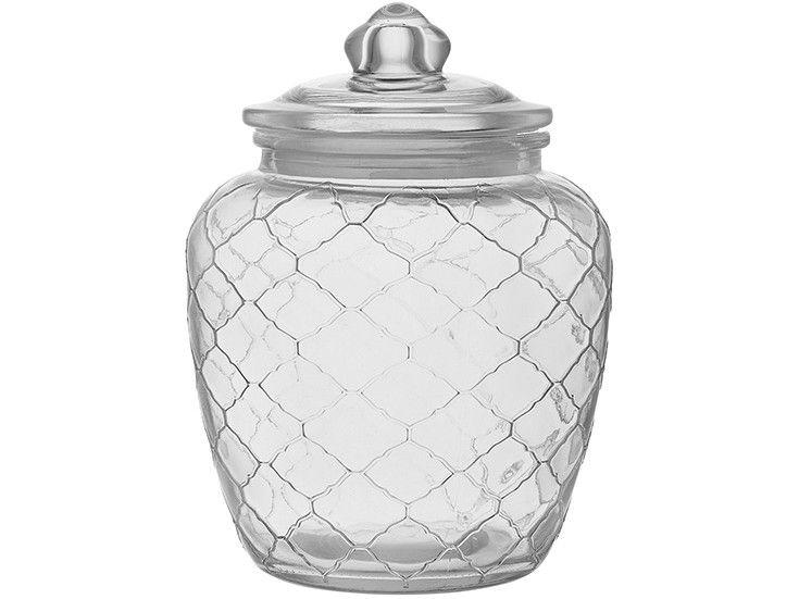 Pote de Vidro Hermético Hauskraft com Tampa 1,35L