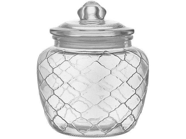 Pote de Vidro Hermético Hauskraft com Tampa 600ml 