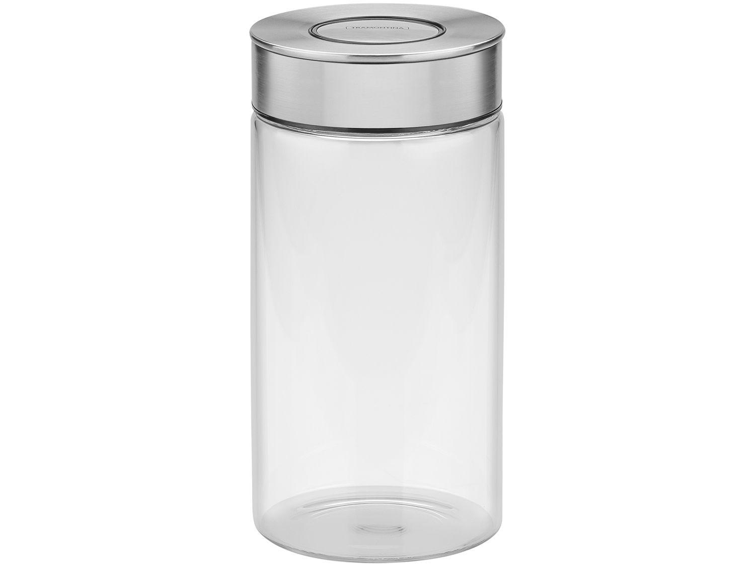 Pote de Vidro Hermético Tramontina com Tampa Redondo 1,4L Purezza