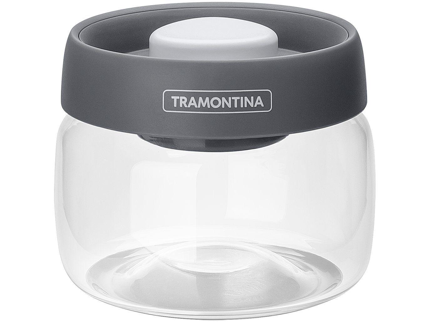 Pote de Vidro Hermético Tramontina com Tampa Redondo 400ml Purezza